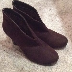 Aerosoles Brown Suede Boots, Size 10
